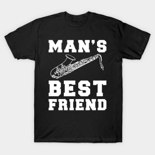 saxophone Man's best friend tee tshirt T-Shirt